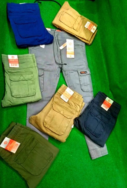Twill Cotton 6 Pocket Joggers  uploaded by M R Enterprises on 12/17/2023