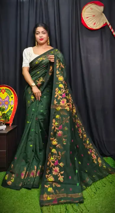 Handloom cotton silk saree  uploaded by business on 12/17/2023