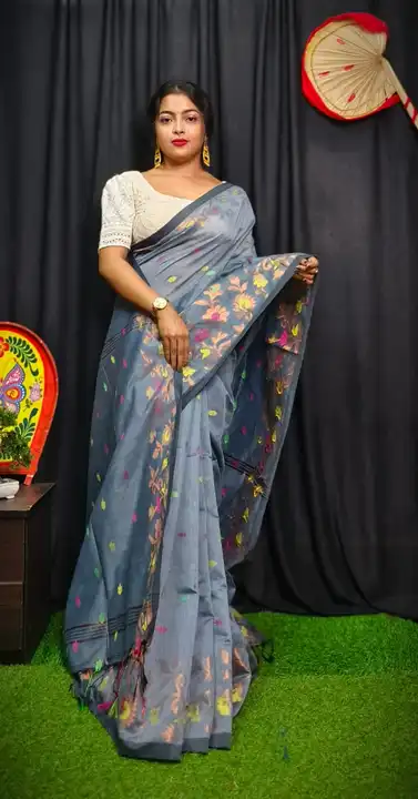 Handloom cotton silk saree  uploaded by Sujata saree cantre on 12/17/2023