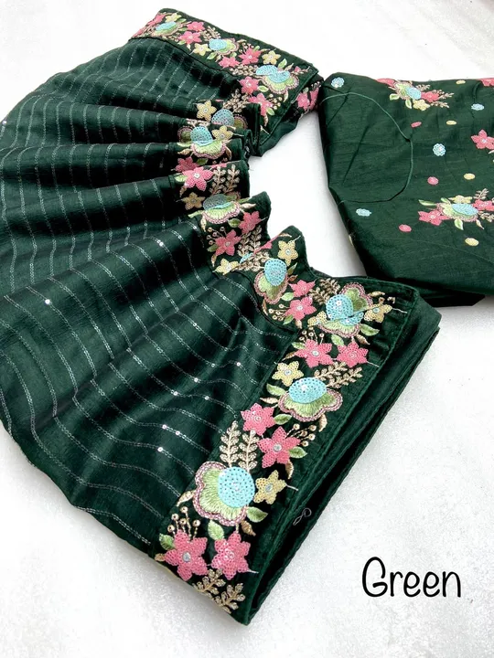New arrivals 

*VHICHITRA BLOOMING 4SEQUANCE*✔️

Fabric & details.  ;- *beautiful heavy blooming vhi uploaded by BOKADIYA TEXOFIN on 12/17/2023