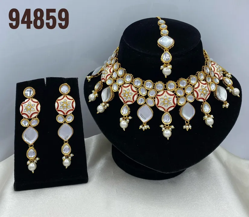 Meenakari kundan jewellery  uploaded by business on 12/17/2023