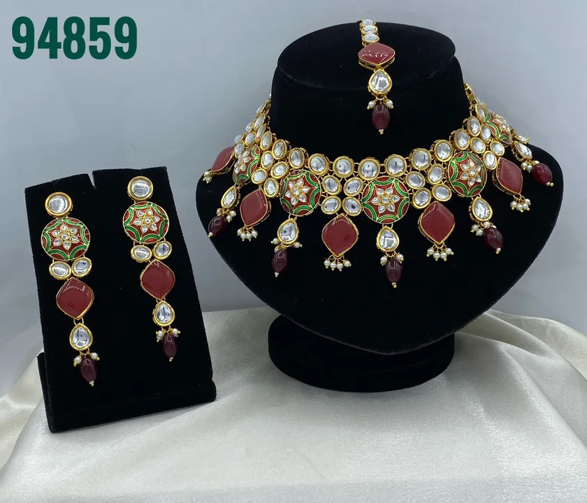 Meenakari kundan jewellery  uploaded by B.N. ENTERPRISES on 12/17/2023