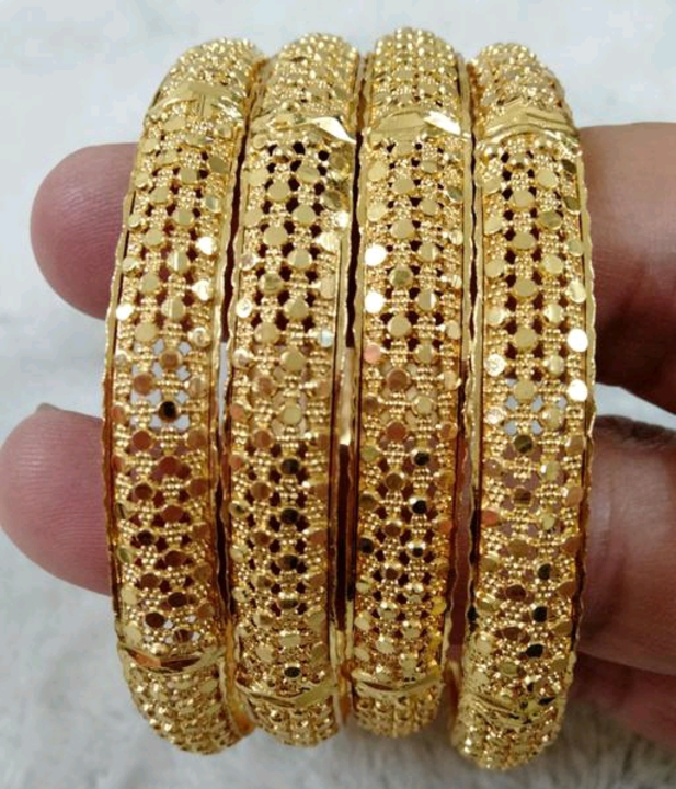 Gold plated bangles suppliers  uploaded by Krishna collection on 12/17/2023