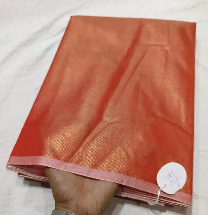 Pure handwoven traditional chanderi half tissue running mtr uploaded by Virasat handloom chanderi on 12/17/2023