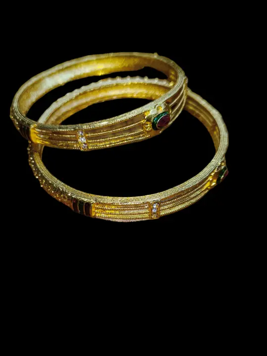 Gold plated bangles suppliers  uploaded by Krishna collection on 12/17/2023