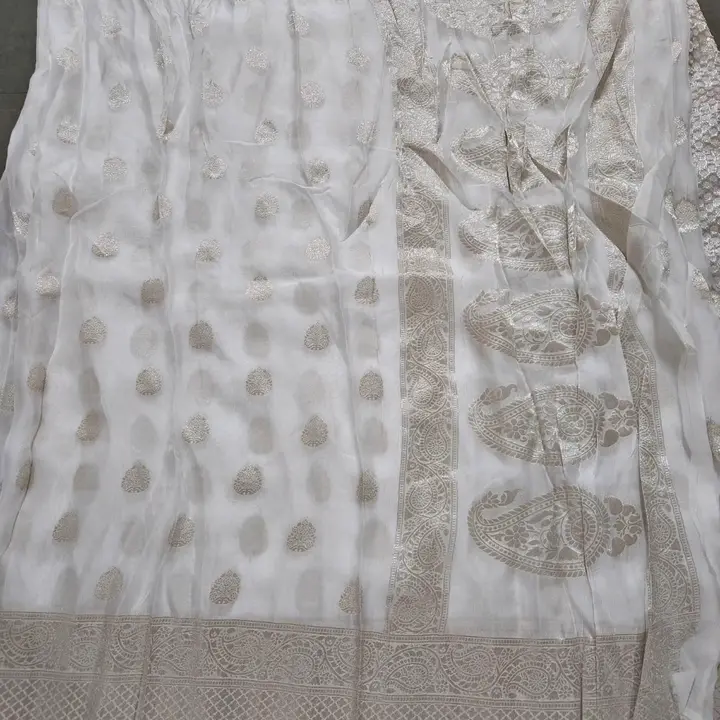 Pure Viscose dola silk saree  uploaded by Zeeshan fashion on 12/17/2023