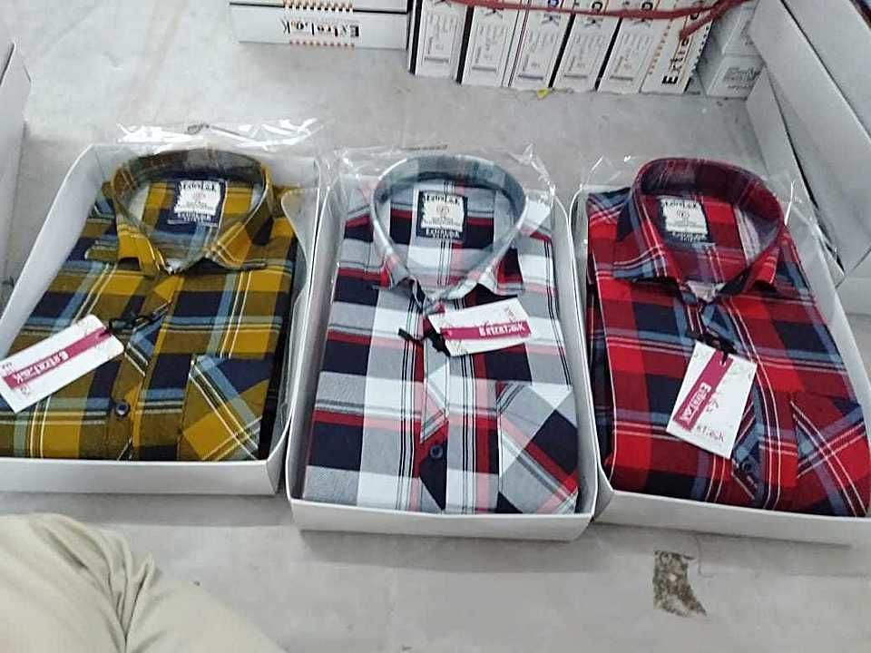 Men's  check  shirts  uploaded by Gupta fashion wears Delhi  on 3/13/2020