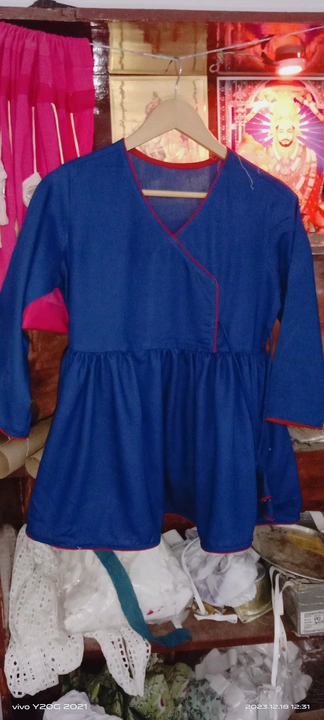 Woman Jaipuri blue top uploaded by business on 12/18/2023