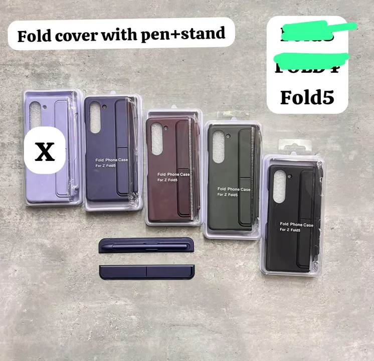 *Fold 5 Pen 🖊️ With Stend Cover 4 Colors*💥 uploaded by Gajanand mobile Accessories hub on 12/18/2023