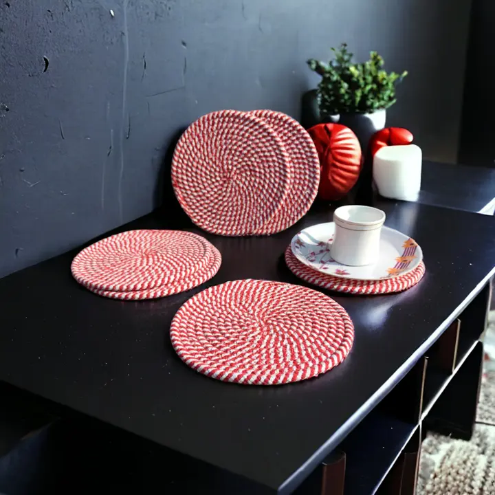 Table Coasters uploaded by Vivaan Textile (Vivrose) on 12/18/2023
