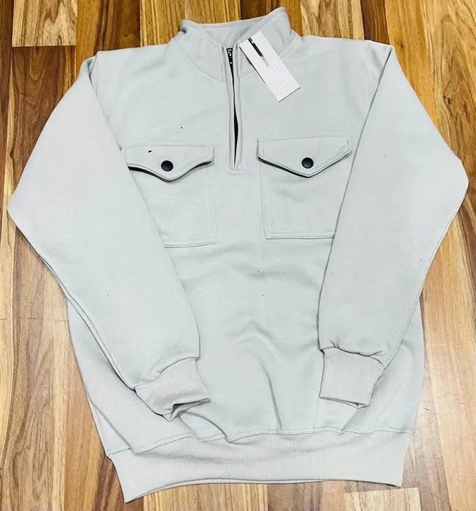 Half zipper Round Neck Sweatshirt  uploaded by business on 12/18/2023