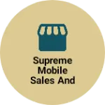 Business logo of Supreme mobile sales and service and accessories