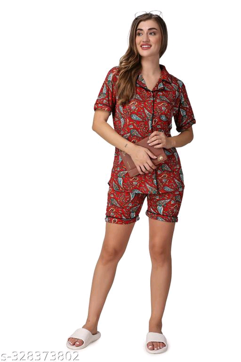 Short night suit for women uploaded by business on 12/18/2023