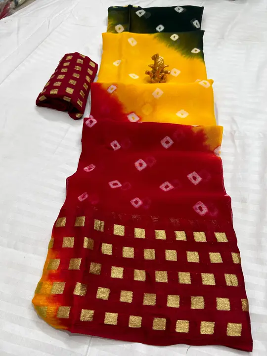 Jorjat fabric saree uploaded by All in one collection on 12/18/2023