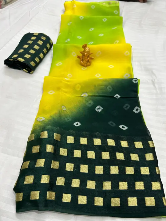 Jorjat fabric saree uploaded by business on 12/18/2023