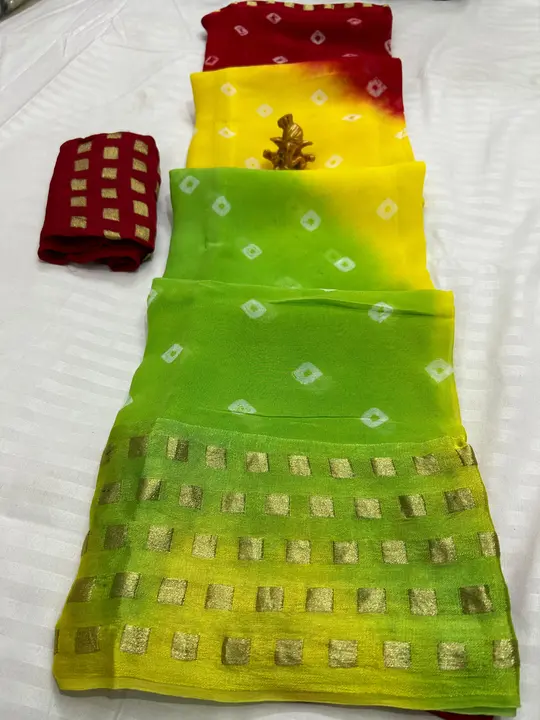Jorjat fabric saree uploaded by All in one collection on 12/18/2023