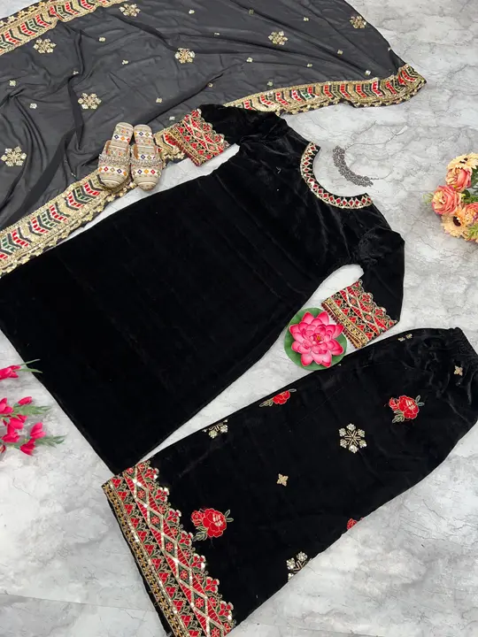 velvet gown  uploaded by Vinayak Designers on 12/18/2023
