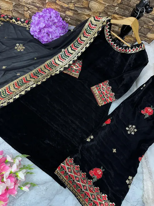 velvet gown  uploaded by Vinayak Designers on 12/18/2023