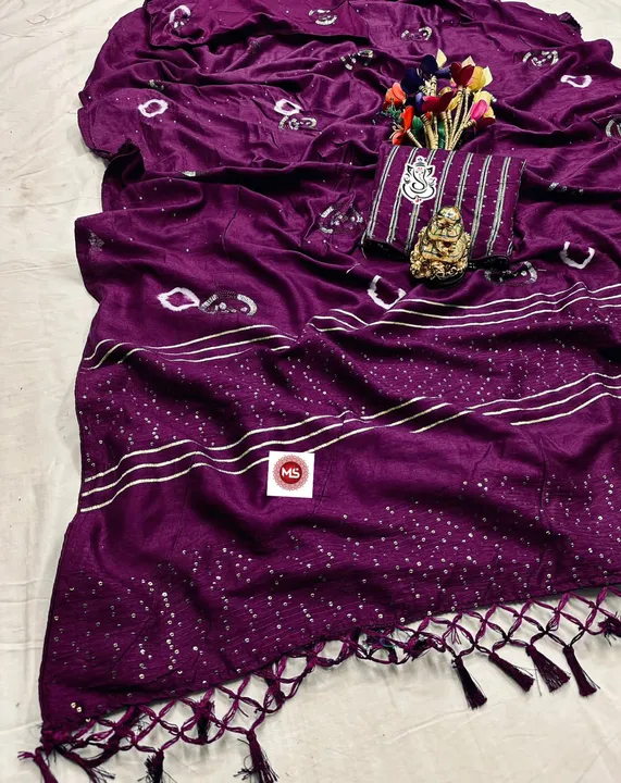 New arrivals   Catlog name :- *Seqins PATTA SAREE WITH WORK*  Fabric nd detail.  :-  *soft handmade  uploaded by Marwadi Businessmen on 12/18/2023