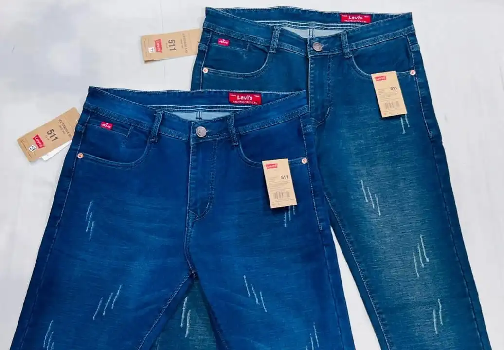 Levis brand copy Jeans cotan By cotan power lycra  uploaded by S S Fashion on 12/19/2023