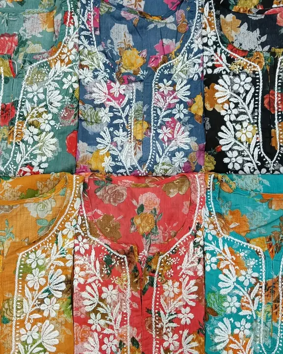 Short top
Fabric mul mul cotton
Length 32 
Size 38 to 44
Printed work..mob no . 8318704348.. uploaded by Msk chikan udyog on 12/19/2023