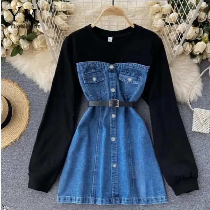 Denim dress  uploaded by The Style Club on 12/19/2023