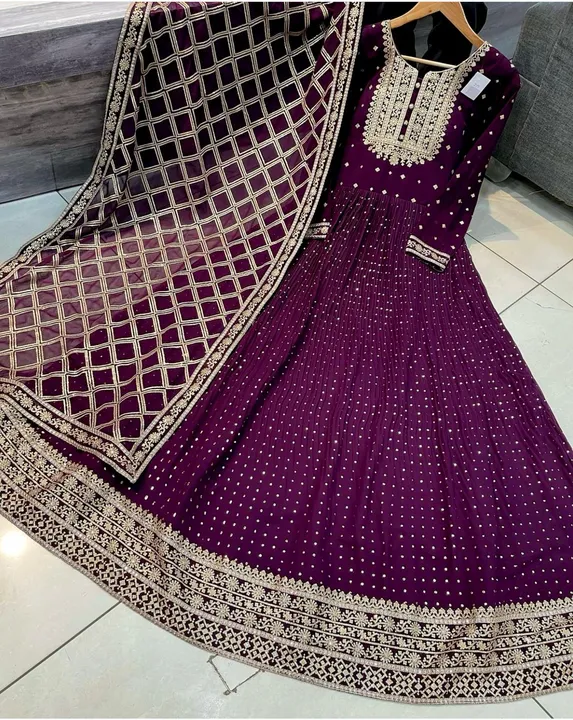Gown uploaded by Taha fashion from surat on 12/19/2023