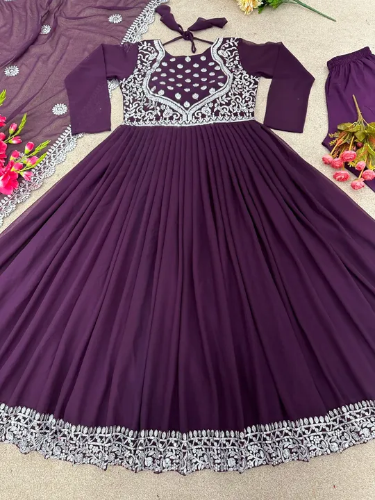 Gown uploaded by Taha fashion from surat on 12/19/2023