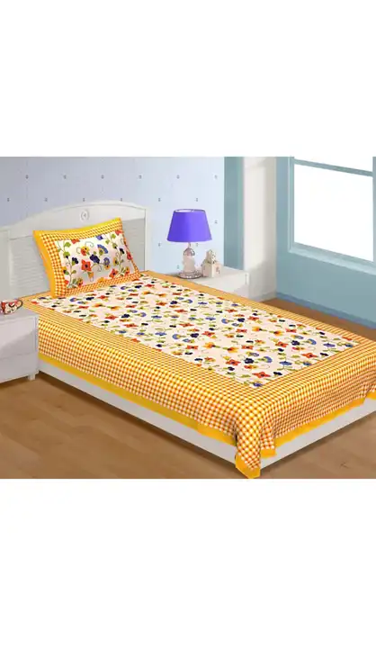 Cotton single bed bedsheets  uploaded by The print house  on 12/19/2023