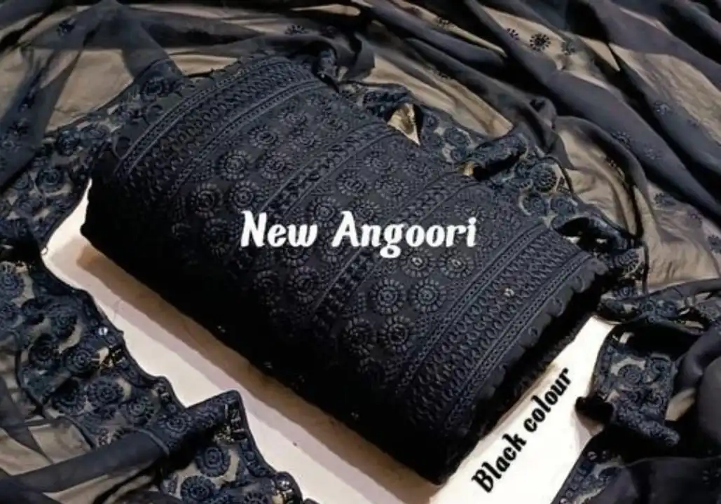 Georgette angoori design  uploaded by Heena fashion house on 12/20/2023