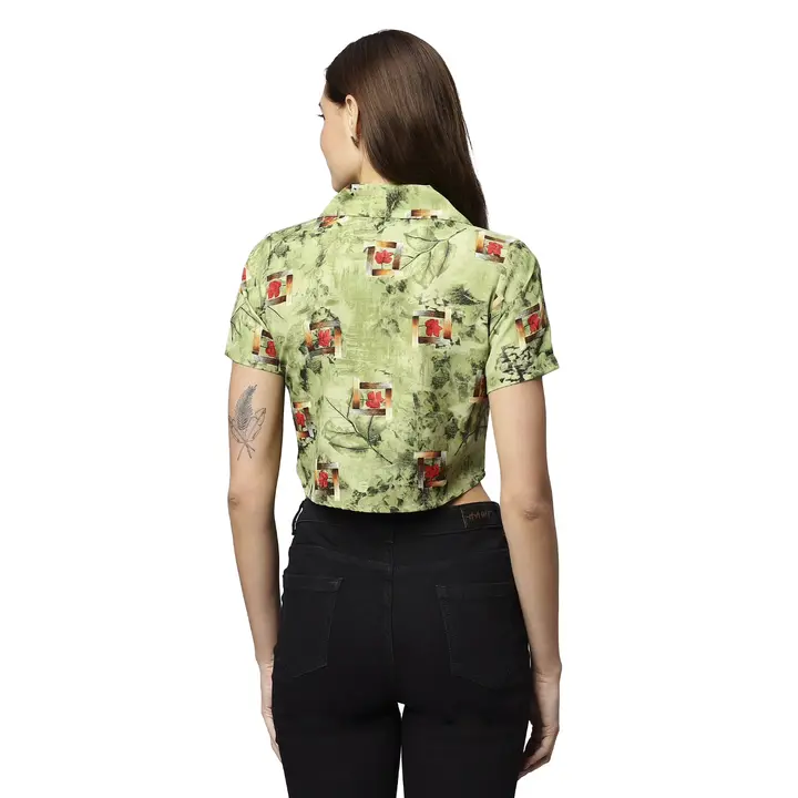 Amizara Women's Printed Crop Top for Sale  uploaded by AMIZARA CORPORATION on 12/20/2023