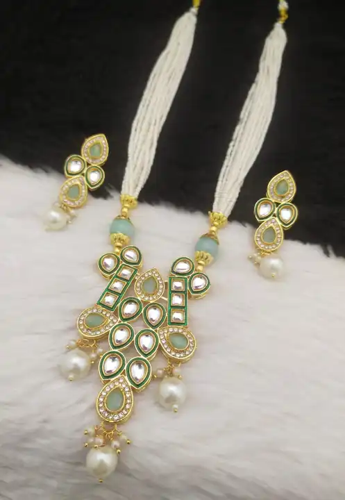Kundan necklace set  uploaded by business on 12/20/2023