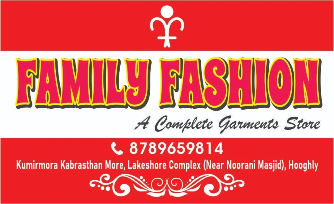 Visiting card store images of Family Fashion