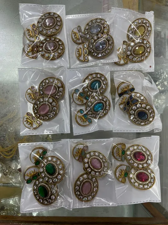 Shabhysachi designs Stone earrings  uploaded by Sb designs on 12/20/2023