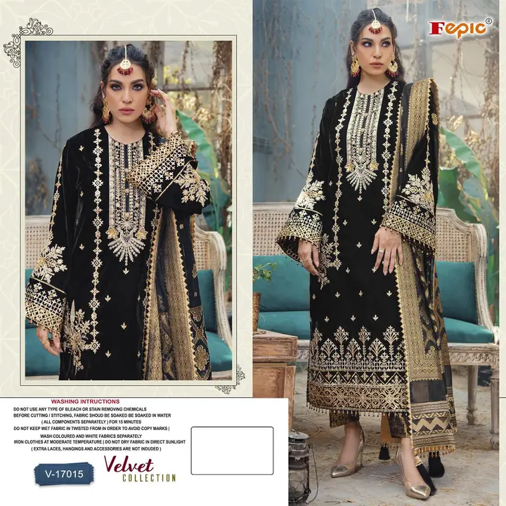 _*BRAND NAME*_:- FEPIC
_*CATALOUGE NAME*_:- ROSEMEEN

_*D NO*_:- V 17015( 3 pcs set )

 uploaded by Ayush fashion on 12/20/2023