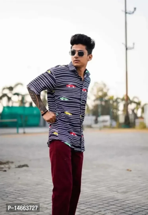 Classic Cotton Printed Shirt Kurta for Men uploaded by R M online shop  on 12/20/2023