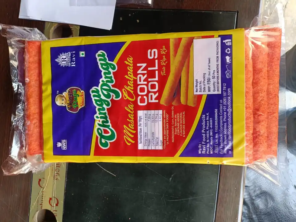 Corn rolls  uploaded by Nayak traders pandhurna on 12/20/2023