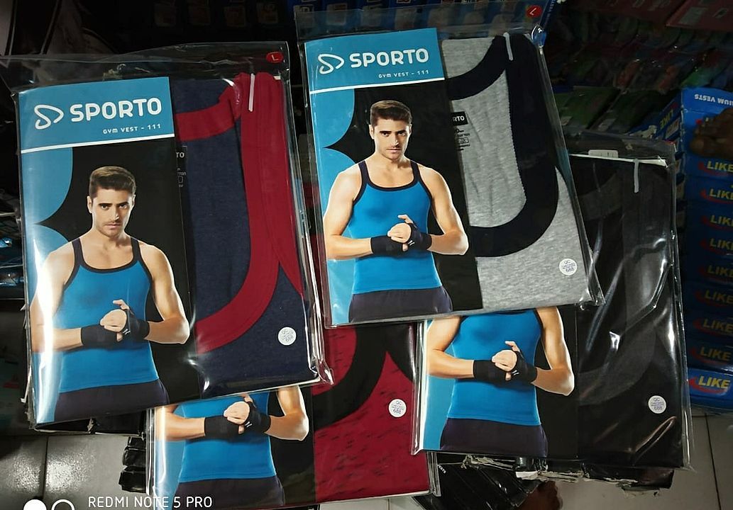 Sporto Gym Vest ( pack of 4 )  uploaded by business on 7/18/2020