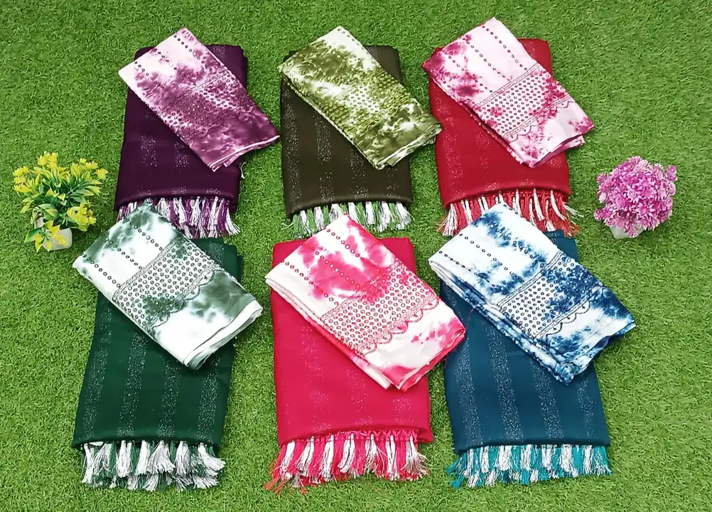 Blouse concept sarees uploaded by business on 12/21/2023