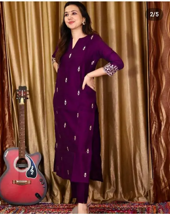 Kurti with Pent  uploaded by R K Textiles  on 12/21/2023