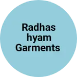 Business logo of Radhashyam garments