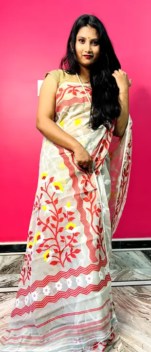 Pure dhakai. Jamdani saree uploaded by Shree nagpur handloom factory on 12/22/2023