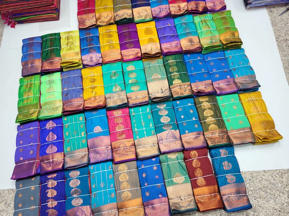 Semi silk sarees  uploaded by P.A.K TEX on 12/22/2023