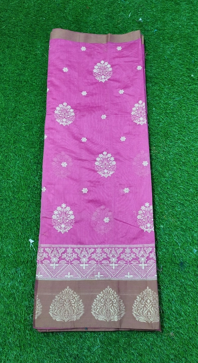 Mesrice cotton embroidery work saree  uploaded by Noor creation on 12/22/2023