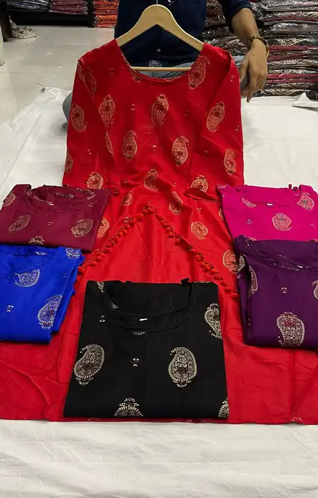 Fancy kurti

Fabric heavy Riyon

 Size MIX 

Quantity 500 piece 

Minimum order available

 uploaded by Krisha enterprises on 12/22/2023