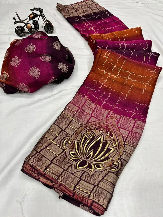 Crepe silk saree uploaded by Suyukti Creation on 12/22/2023