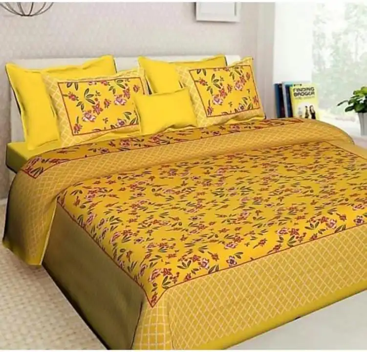 Cotton double bed bedsheet  uploaded by The print house  on 12/22/2023