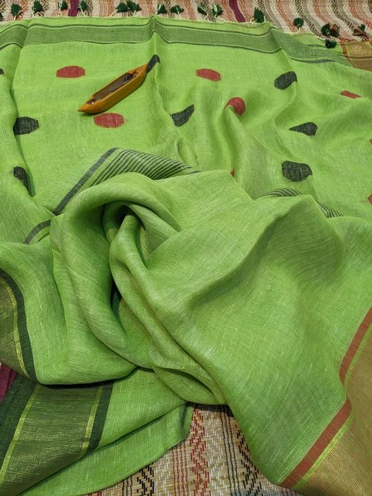 Linen Saree uploaded by Aditri Textile on 12/22/2023