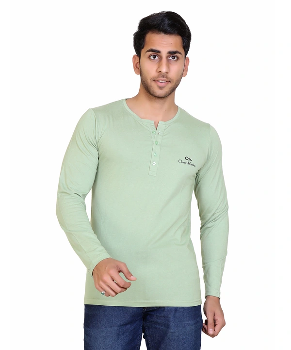 Henley neck tshirts 10 colours  uploaded by James hamliton clothing co on 12/23/2023