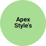 Business logo of Apex style's